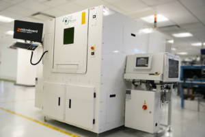 CTI Systems MS4 Laser marker for PCB traceability and laser etching at Microboard