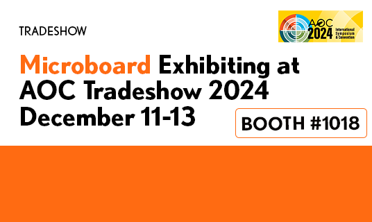 Microboard Exhibiting at AOC Tradeshow 2024