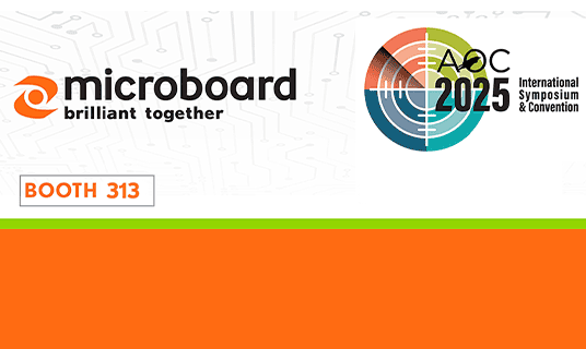Microboard Exhibits at AOC 2025